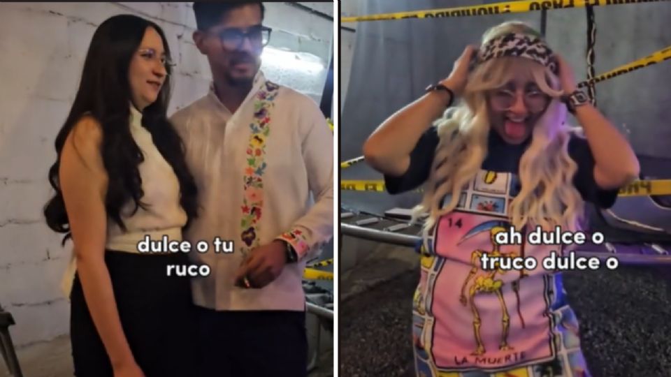 La usuaria de TikTok sorprendió a sus amigos en la fiesta de villanas.