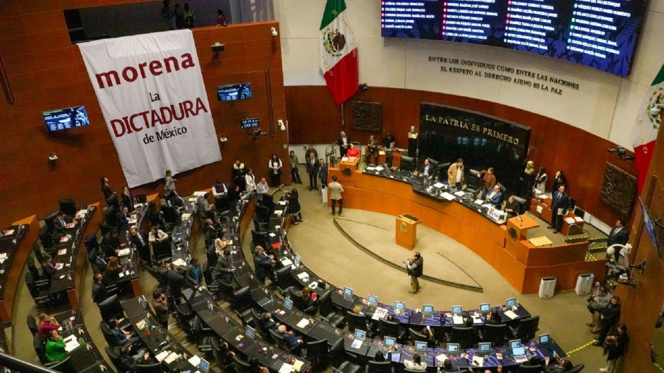 En el Senado, la oposición advirtió de una dictadura.