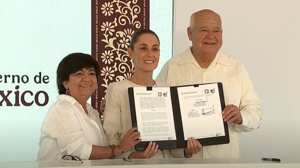 La presidenta Claudia Sheinbaum visitó Baja California Sur para dar arranque al programa.