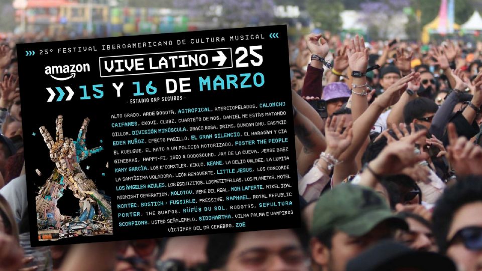 ¿Ya sabes quienes estarán en el Vive Latino?