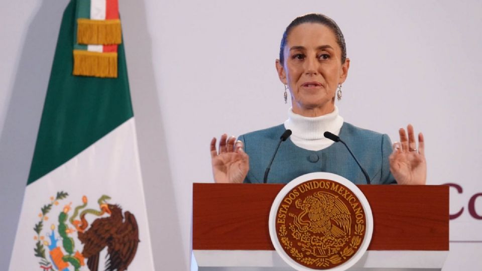 Claudia Sheinbaum, presidenta de México, dice que no hay que temer al regreso de Trump.