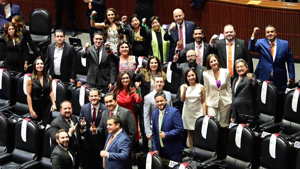 Bancada de Movimiento Ciudadano en la Cámara de Diputados.