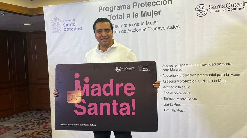 Jesús Nava presenta la tarjeta “Madre Santa” en apoyo a jefas de familia