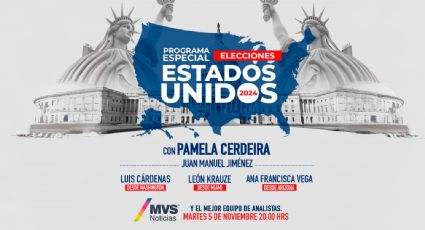 'Elecciones Estados Unidos' con Pamela Cerdeira, Juan Manuel, Ana Francisca, Luis Cárdenas y León Krauze