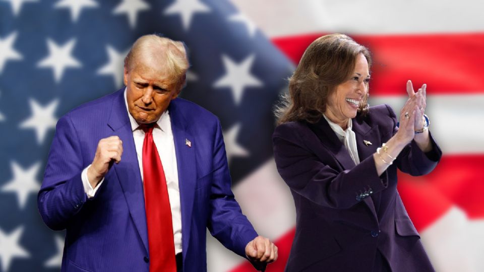 En las elecciones en EU 2024 se perfilan Donald Trump para regresar a la Casa Blanca y Kamala Harris como la primera mujer presidenta.