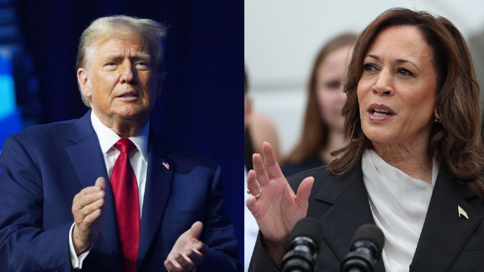 Donald Trump y Kamala Harris.