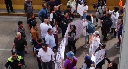 Concluye manifestación frente a Fiscalía CDMX por parte de familiares de repartidor atropellado