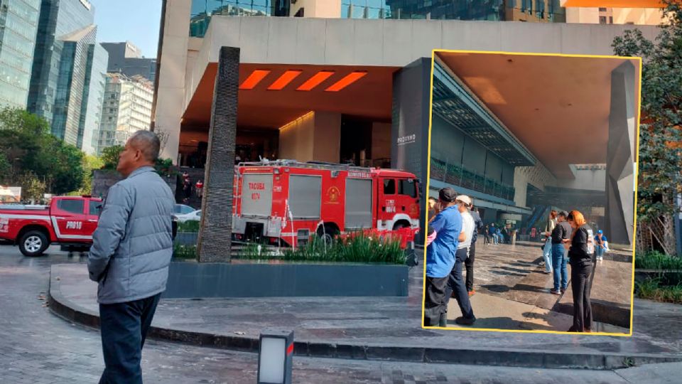 Reportes preliminares refiere que el fuego inició en las campanas de extracción de un restaurante.