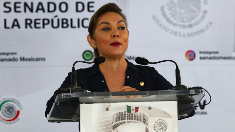 Senadora del PRI, Cecilia Sánchez.