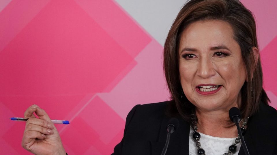 Xóchitl Gálvez, abanderada presidencial de la oposición.