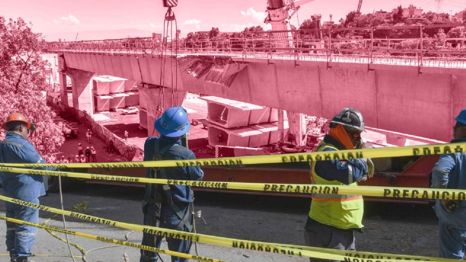 Muere un trabajador al caer de las obras del Tren Interurbano México-Toluca