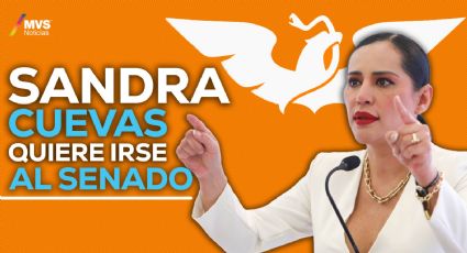 Sandra Cuevas se registra con MC para el senado