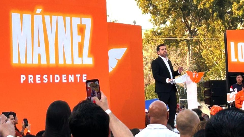 Jorge Álvarez Máynez, aspirante presidencial.