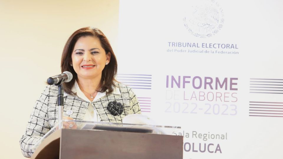 Mónica Soto, presidenta del TEPJF.