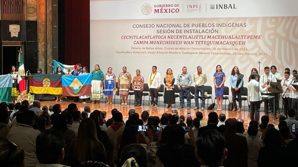 Con la asistencia de 181 de 194 pueblos indígenas del país, se instaló de manera formal el Consejo Nacional de los Pueblos Indígenas.