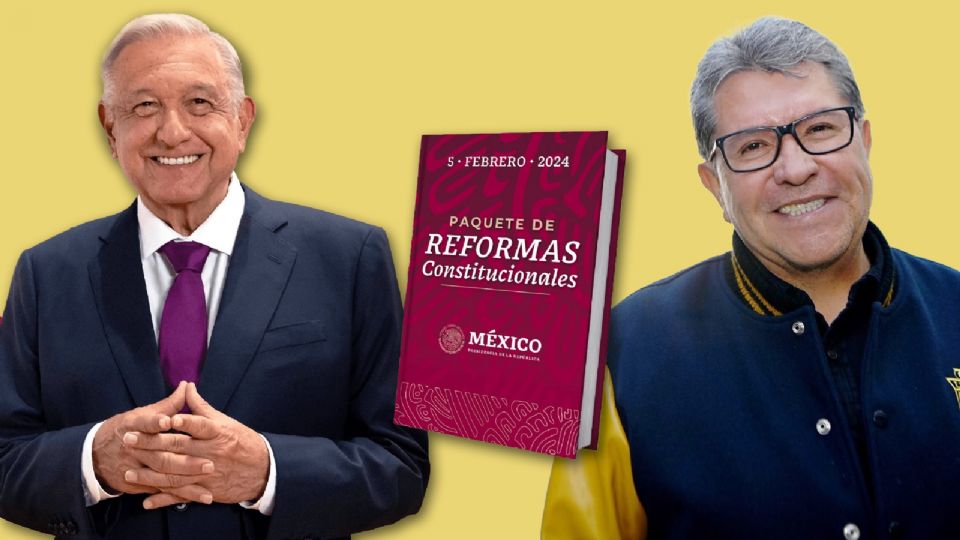 Ricardo Monreal respalda las reformas constitucionales de AMLO
