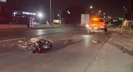 Motociclista resulta lesionado tras choque sobre Carretera Nacional