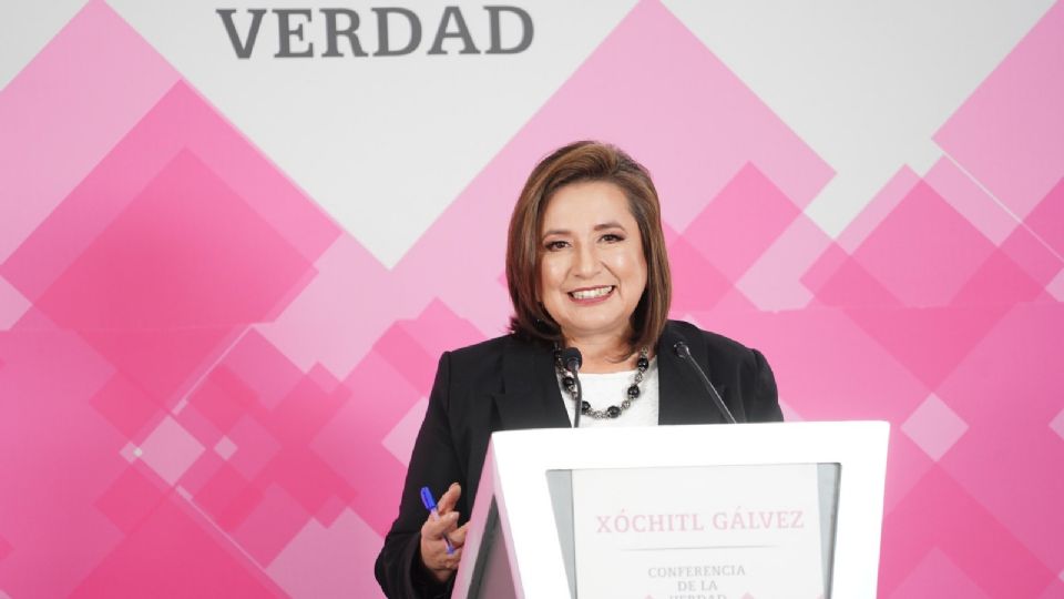 Xóchitl Gálvez, precandidata de Fuerza y Corazón por México.