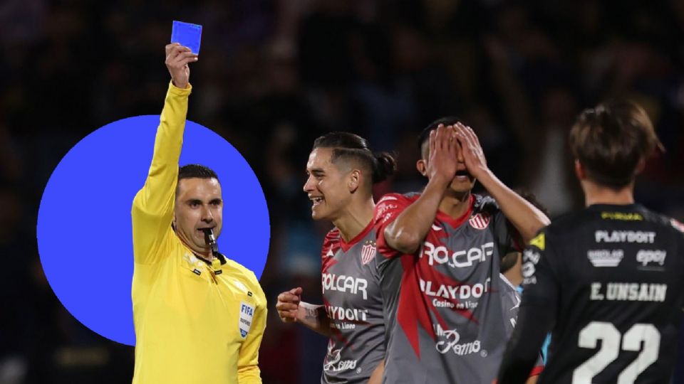 La tarjeta azul serviría para sancionar por determinado tiempo a los futbolistas.