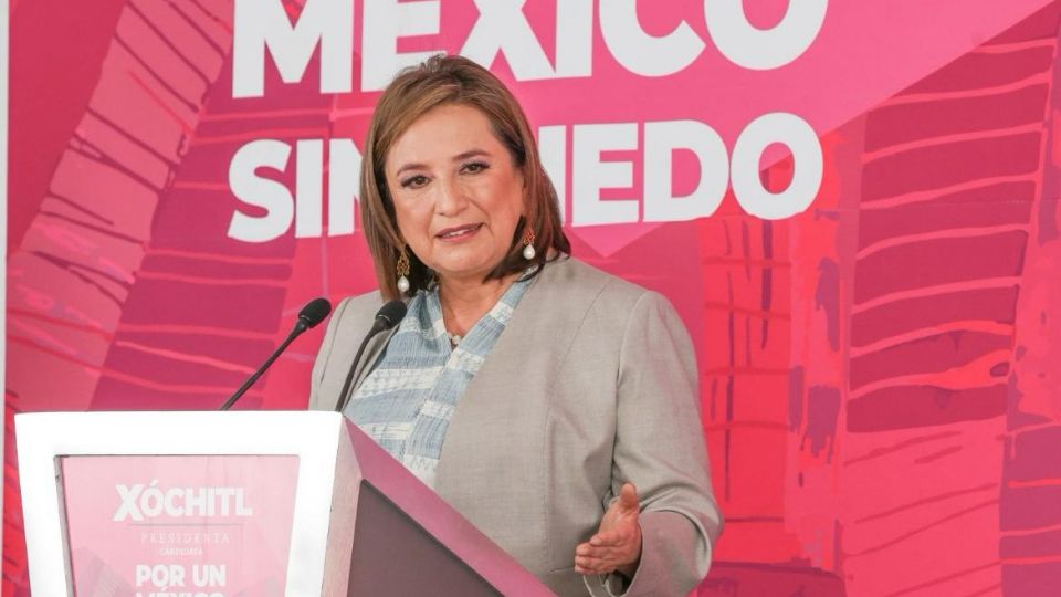 Xóchitl Gálvez, candidata presidencial de la coalición Fuerza y Corazón por México.