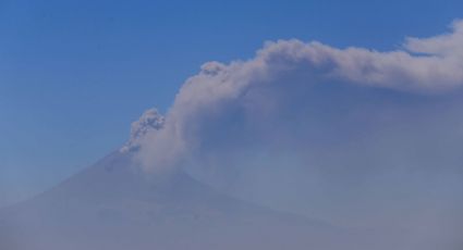 Volcán Popocatépetl presenta 43 exhalaciones en las últimas 24 horas