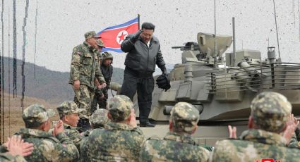Kim Jong-un es captado evaluando un nuevo modelo de tanque de guerra