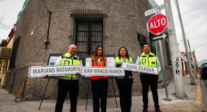 Gobierno de Monterrey renueva nomenclaturas en calles del Centro