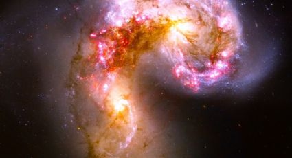 ¿Una galaxia presionada? Así se ve LEDA 42160 en la constelación de Virgo