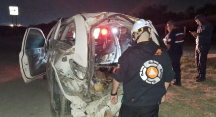 Fallece una niña en accidente sobre la carretera a Reynosa; hay cinco lesionados