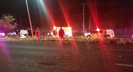Volcaduras sobre Carretera Nacional deja a tres personas lesionadas