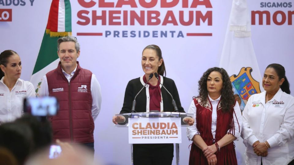 Claudia Sheinbaum, candidata a la Presidencia de la República por la coalición 'Sigamos Haciendo Historia'.