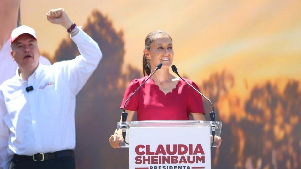 Claudia Sheinbaum, candidata a la Presidencia por Morena.