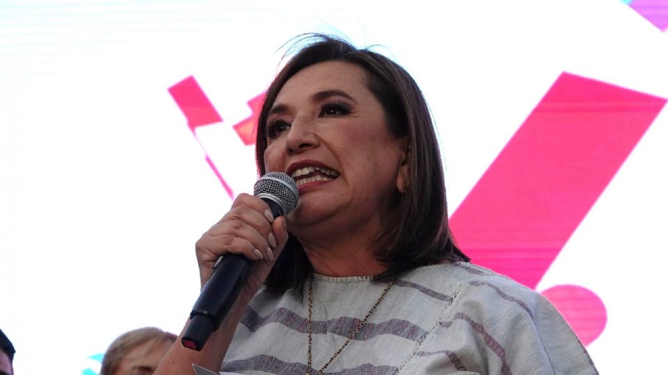 Xóchitl Gálvez, candidata presidencial por el PAN.