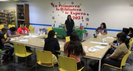 SEP realiza taller de primavera en la biblioteca "Fray Servando Teresa de Mier"