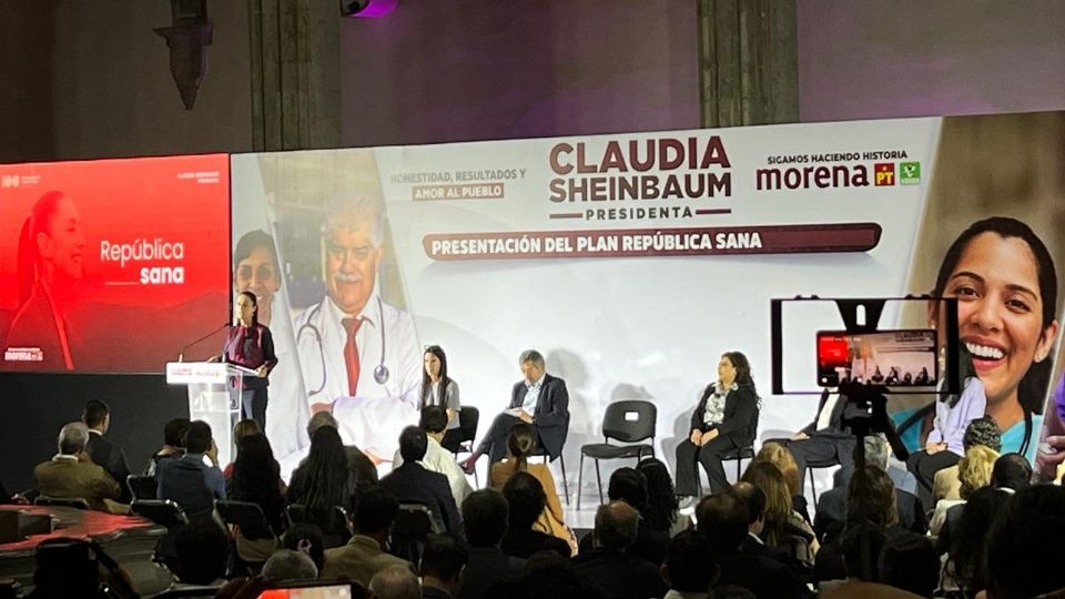 Claudia Sheinbaum, candidata de Morena, PT y PVEM a la Presidencia.