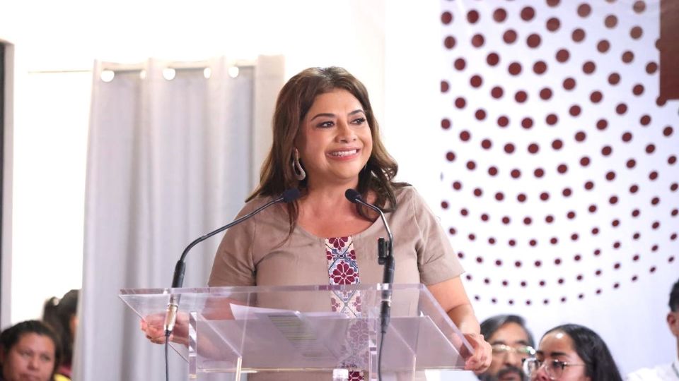 Clara Brugada, candidata a la Jefatura de Gobierno por Morena.