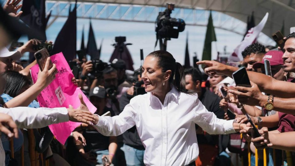 Claudia Sheinbaum, candidata a la Presidencia de México por la Coalición “Sigamos Haciendo Historia”.
