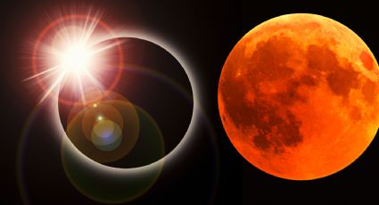Esta es la diferencia entre un eclipse solar y un eclipse lunar