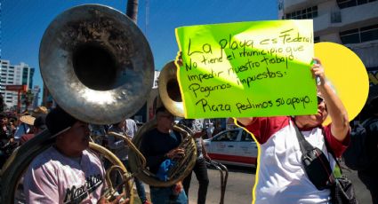 Marcha en Sinaloa: ‘No somos criminales’, sostienen músicos ante la prohibición de tocar en las playas de Mazatlán