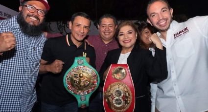 Rafa Márquez, campeón mundial de boxeo, confirma su respaldo a Clara Brugada