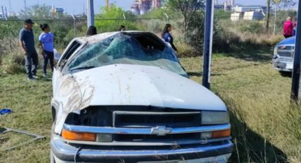 Accidente en carretera a Reynosa deja a cinco personas lesionadas