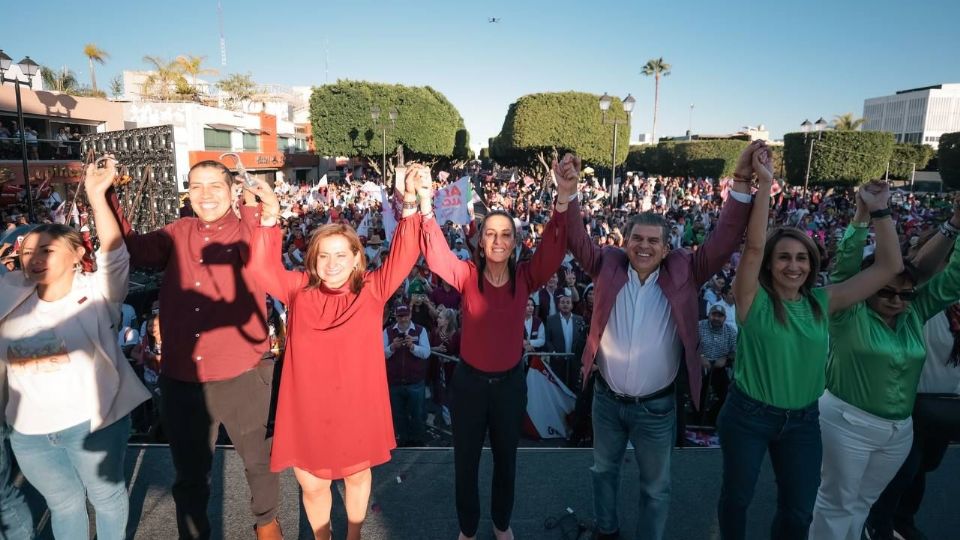 Claudia Sheinbaum, candidata de Morena, PT y PVEM a la presidencia.