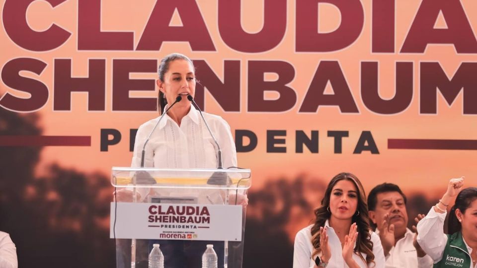 Claudia Sheinbaum, candidata presidencial por Morena.