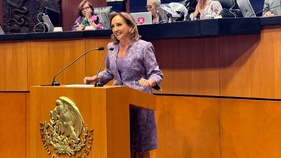 Claudia Ruiz Massieu, senadora.