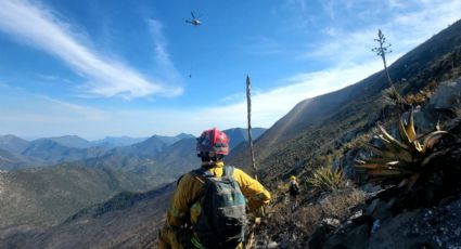 Logra Protección Civil controlar incendio forestal en Zaragoza