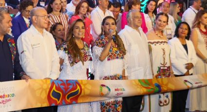 Evelyn Salgado y Miguel Torruco Marqués inauguran la expo del Tianguis Turístico 2024
