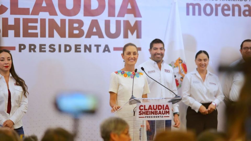 Claudia Sheinbaum, candidata presidencial de Morena.