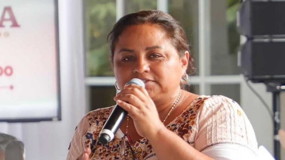 Presidenta municipal de San José Independencia, Oaxaca, Agar Cancino.