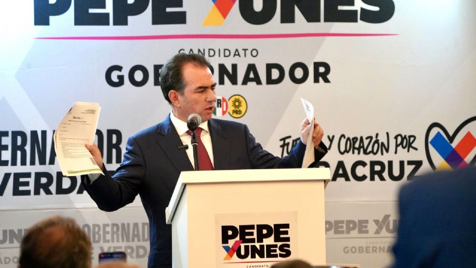 José Yunes, candidato de la alianza Fuerza y Corazón por Veracruz.