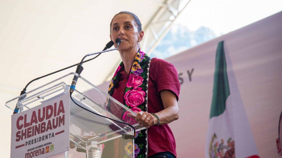 Claudia Sheinbaum, candidata a la presidencia de México por Morena.